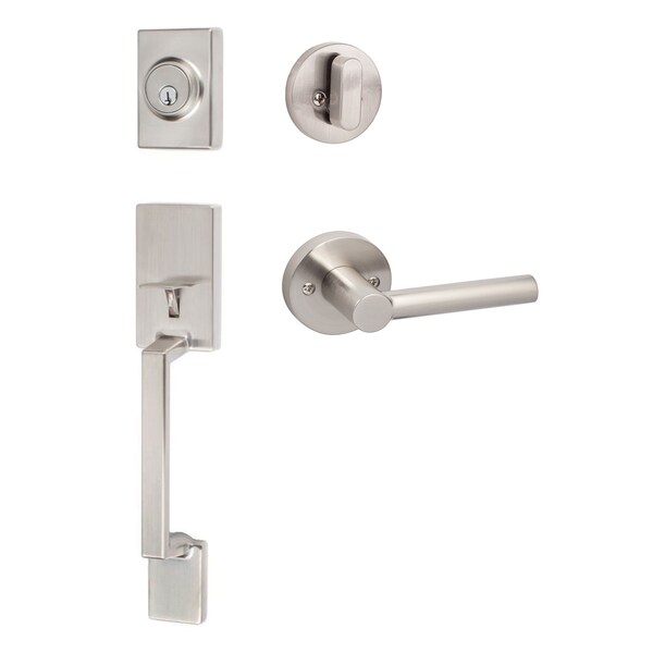 Sure-Loc Hardware Sure-Loc Hardware Stockholm Handleset, Marin Handleset Trim, Satin Nickel SH507-R-MR 15 - main